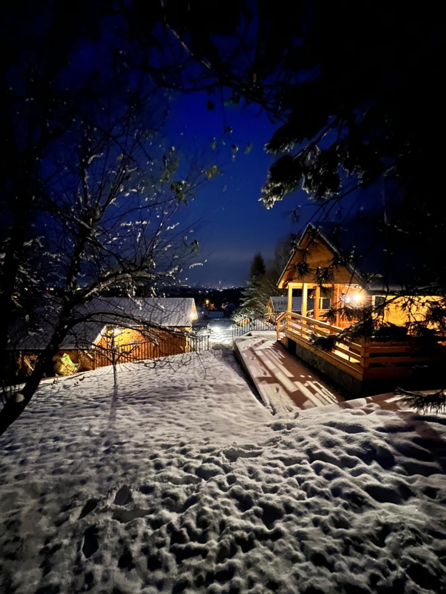 Domki Habzowka Ostre ภายนอก รูปภาพ